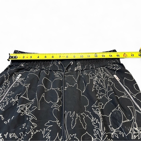 Rag & Bone Black Floral Women's Trousers - Picture 4 of 10